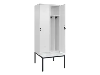 locker voor scheiding van kleding,HxBxD 2120x800x815mm,2vak - 2