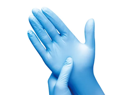 Handschoen Hynex Maat M nitril 100stuks blauw