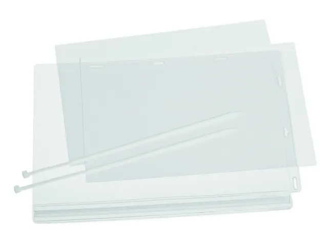 DURABLE waterbestendige infohoes A4 met kabelbinders