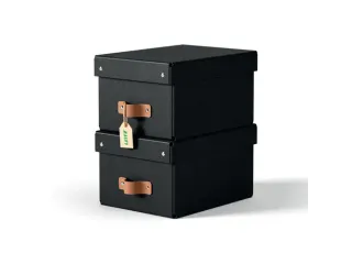 Leitz Puro Opbergdoos met deksel klein 7L set van 2 zwart - 1