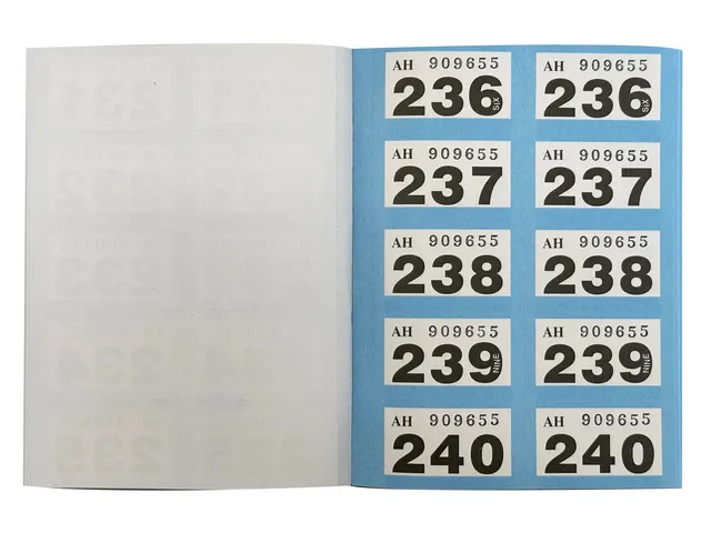 Bloc de numéros Pukka 1-500