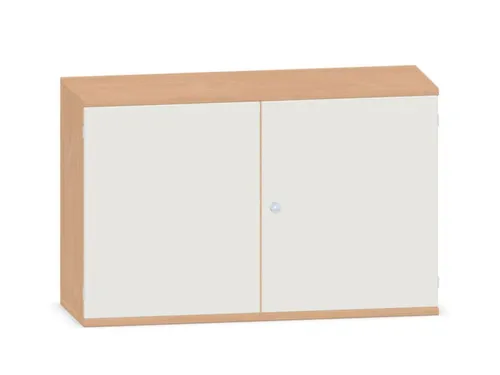 kantoorkast,HxBxD 770x1200x430mm,decor romp beuken,decor front wit