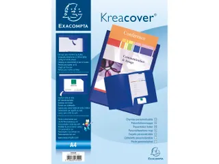 Presentatiemap Soepel PP Krea Cover A4 Blauw - 6