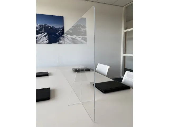 Plexiglas tafelscherm 65x180cm