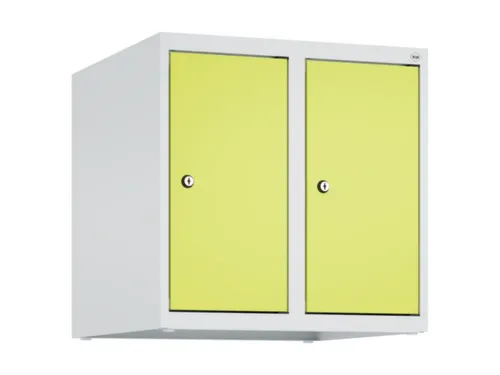 opzetkast,v. locker,2vak.,vak B 250mm,HxBxD 500x500x500mm,vleugeldeur
