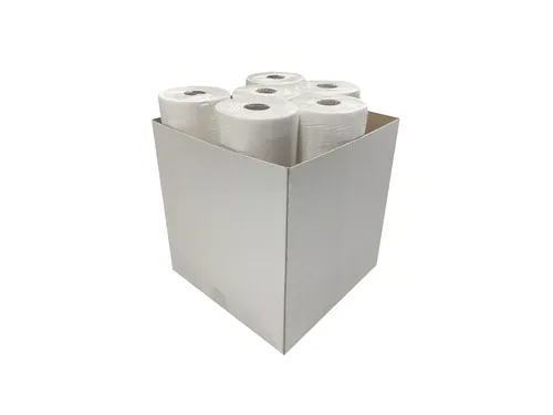 Onderzoektafelpapier Euro Products 2-laags 60cmx100m 250 vel wit 13806