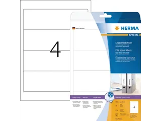 Herma 5095 Rugetiket breed 192x61mm Wit permanent klevend 100 stuks - 2