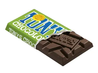 Chocolade Tony Chocolonely puur amandel zeezout reep 90 gram - 2