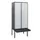 locker met bank,HxBxD 1950x800x815mm,2vak,vak B 400mm,cil.-slot
