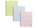 Carnet de notes à spirales Pukka Pad Pastel A4 ligné 3 pièces assor
