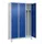 locker voor scheiding van kleding,HxBxD 1950x1200x500mm,3vak