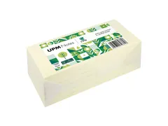 UPM notes 75x75 pastel geel pak 12x 100 vel