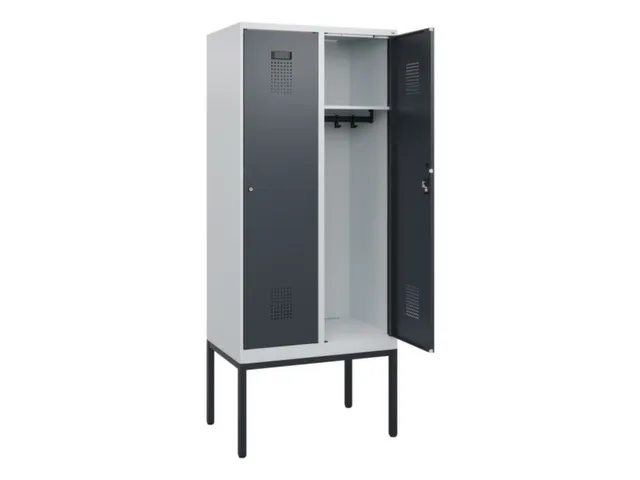 schoollocker,HxBxD 1950x800x500mm,2vak,vak B 400mm,cil.-slot