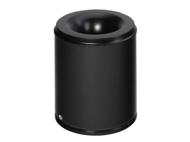 prullenmand zelfblussend 80 liter HxØ 560x465mm kop zwart