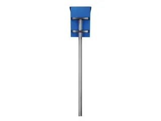 Brievenbuspaal RVS incl. montagebeugels Zilver hoogte150 cm - 3