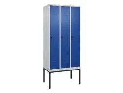 locker voor scheiding van kleding,HxBxD 2120x900x500mm,3vak