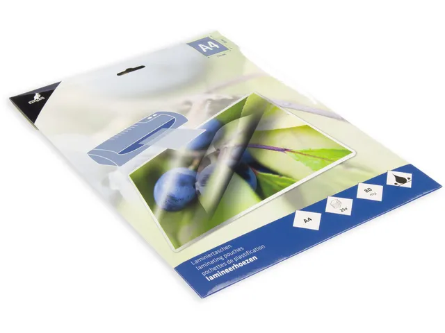 Pochette de plastification Kangaro A4 80 micron 25 flles