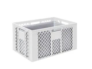Euronorm-stapelbak,m. isoleerbox,HxLxB 320x600x400mm,63/35l,HDPE,wit - 4