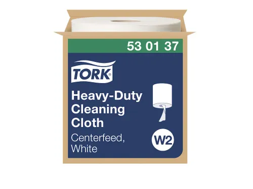 Tork 530137 W2 Premium Heavy-Duty Poetsdoek 1-laags 106m