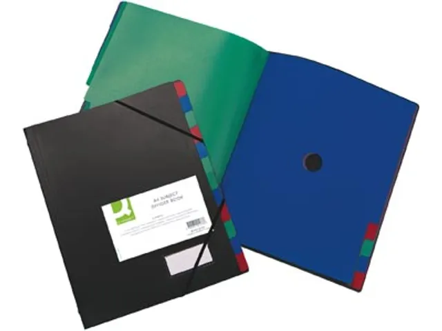 Voorordner PP A4 12 Vaks Zwart