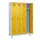 locker voor scheiding van kleding,HxBxD 1950x1200x500mm,4vak