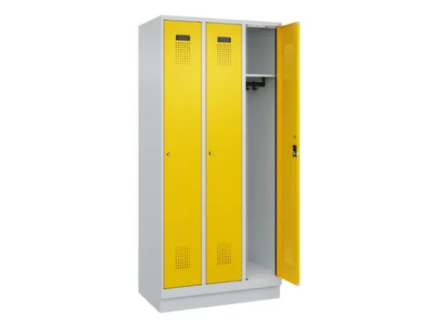 locker,HxBxD 1950x900x500mm,3vak,vak B 300mm,cil.-slot,sokkel