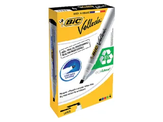 Viltstift Bic 1751 Whiteboard Schuin Assorti 3.7-5.5mm Set À 4St - 1