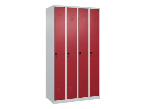 locker,HxBxD 1850x1000x500mm,4vak,vak B 250mm,draaigrendel