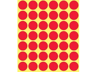 Avery Zweckform Ronde etiketten diameter 18 mm rood 1056 stuks - 2