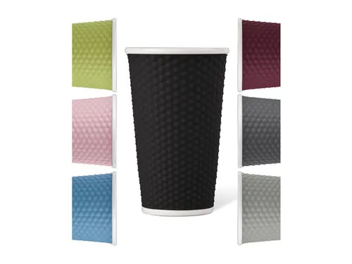 Beker porselein Les Artistes Paris 450ml met siliconen grip Zwart