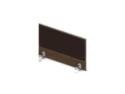 opzetpaneel v. bureau aanbouw zijkant 800mm Bruin Hickory BN2036-bruin
