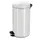 pedaalemmer,20l,HxØ 440x300mm,binnenbak kunststof,romp staal wit
