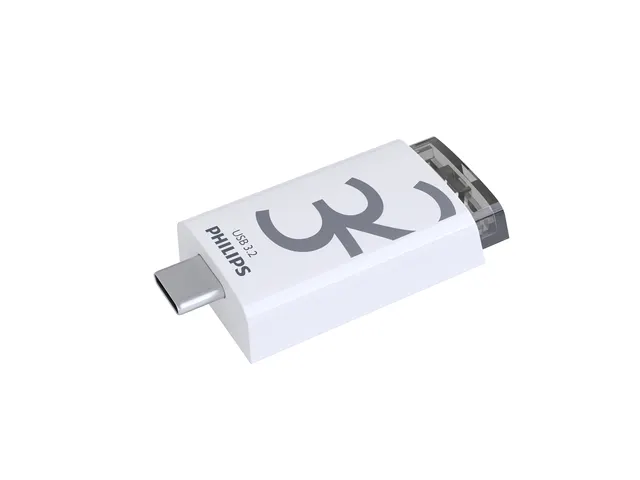 USB stick 3.2 Philips Click USB-C 32GB grijs