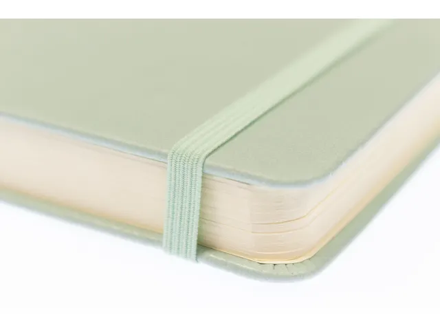 Schetsboek Kangaro A6 mint PU hardcover 80 blad 140 grams roomwit papi