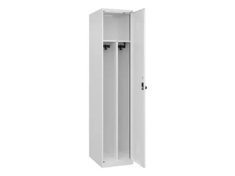 locker voor scheiding van kleding,HxBxD 1850x400x500mm,1vak