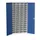 post-/sorteerkast 2000x1050x350mm 4x15vakken RAL7035+RAL5010