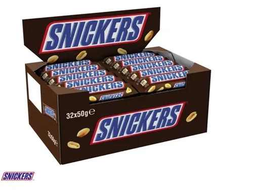Snoep Snickers reep 32x50 gram