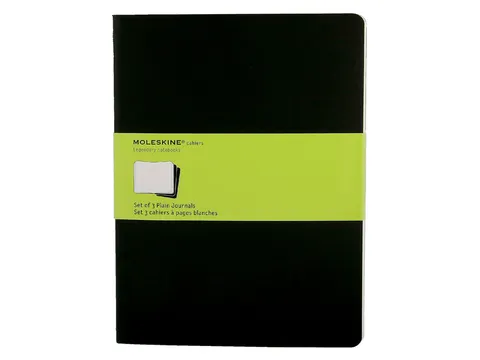 Schrift Moleskine Blanco Xl Zwart 190x250mm