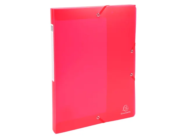 Boite de classement en polypropylène Dos 25mm Chromaline - A4 - Rouge