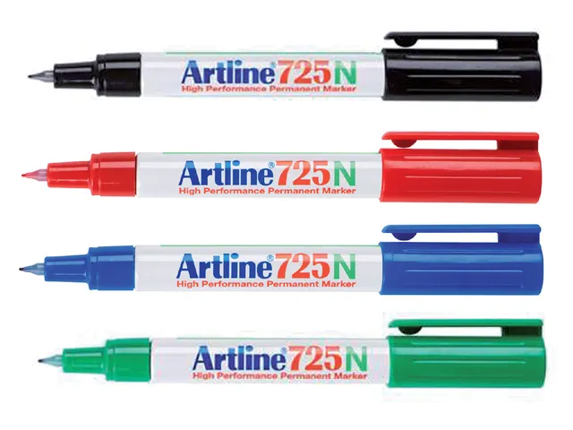 Fineliner Artline 725 rond fijn blauw