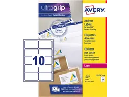 Adresetiket Avery L7173-250 99.1x57mm Wit Laserprinter 2500 Stuks