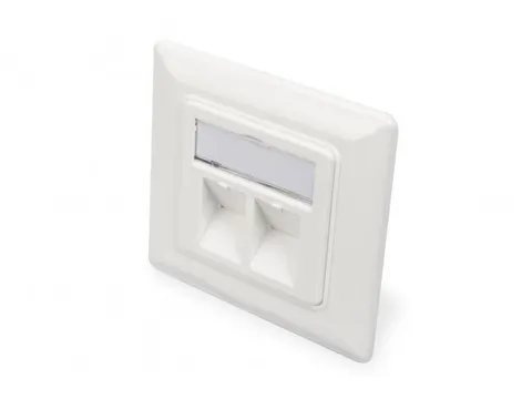 Plaque frontale Keystone Jacks 2x RJ45 3x RJ45 protection poussière