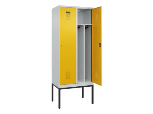 locker voor scheiding van kleding,HxBxD 2120x800x500mm,2vak