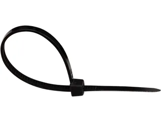 Kabelbinder 100x2,5mm zwart pak à 100 stuks - 2