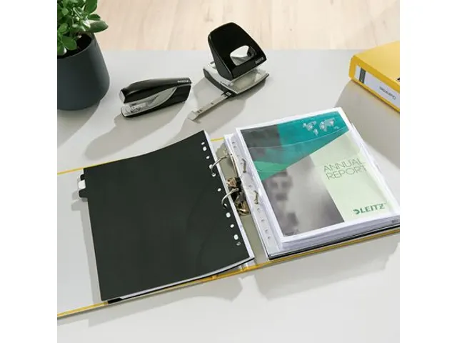 Ordner Leitz 1015 A4 50mm PP geel
