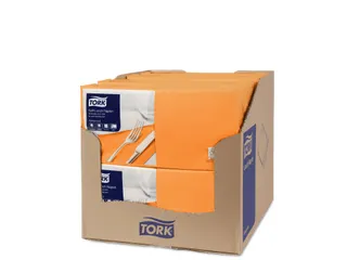 Tork 477870 Soft Lunchservet Advanced Oranje 33x33cm - 3