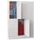 lockerkast,HxBxD 1850x1200x500mm,3x2vakken,RAL7035,front RAL5012