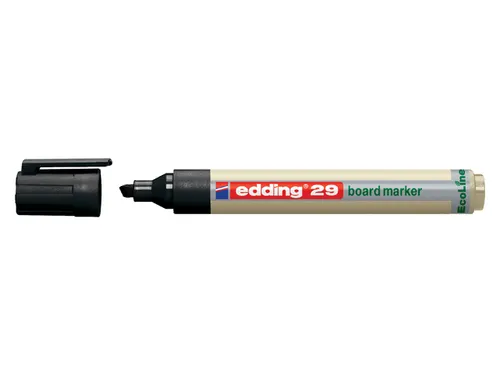 Viltstift Edding 29 Whiteboard EcoLine Schuin Zwart 1.5-5mm