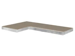Spaanplaatvloer voor opberghoekplank rechts, BxD 890x490mm