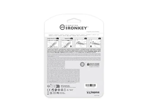 16GB USB-C IronKey Keypad 200C, FIPS 140-3 Lvl 3 (aangevraagd) AES-256